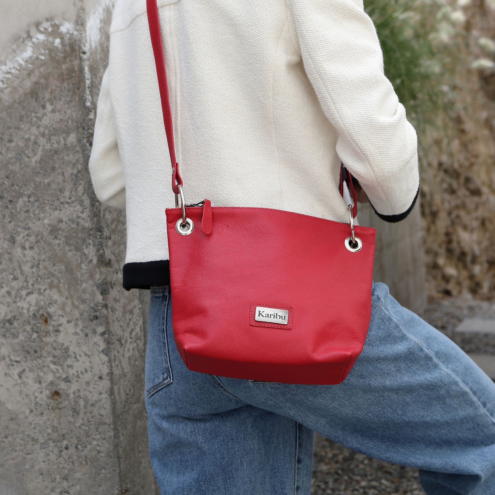 Cartera Josefa Roja