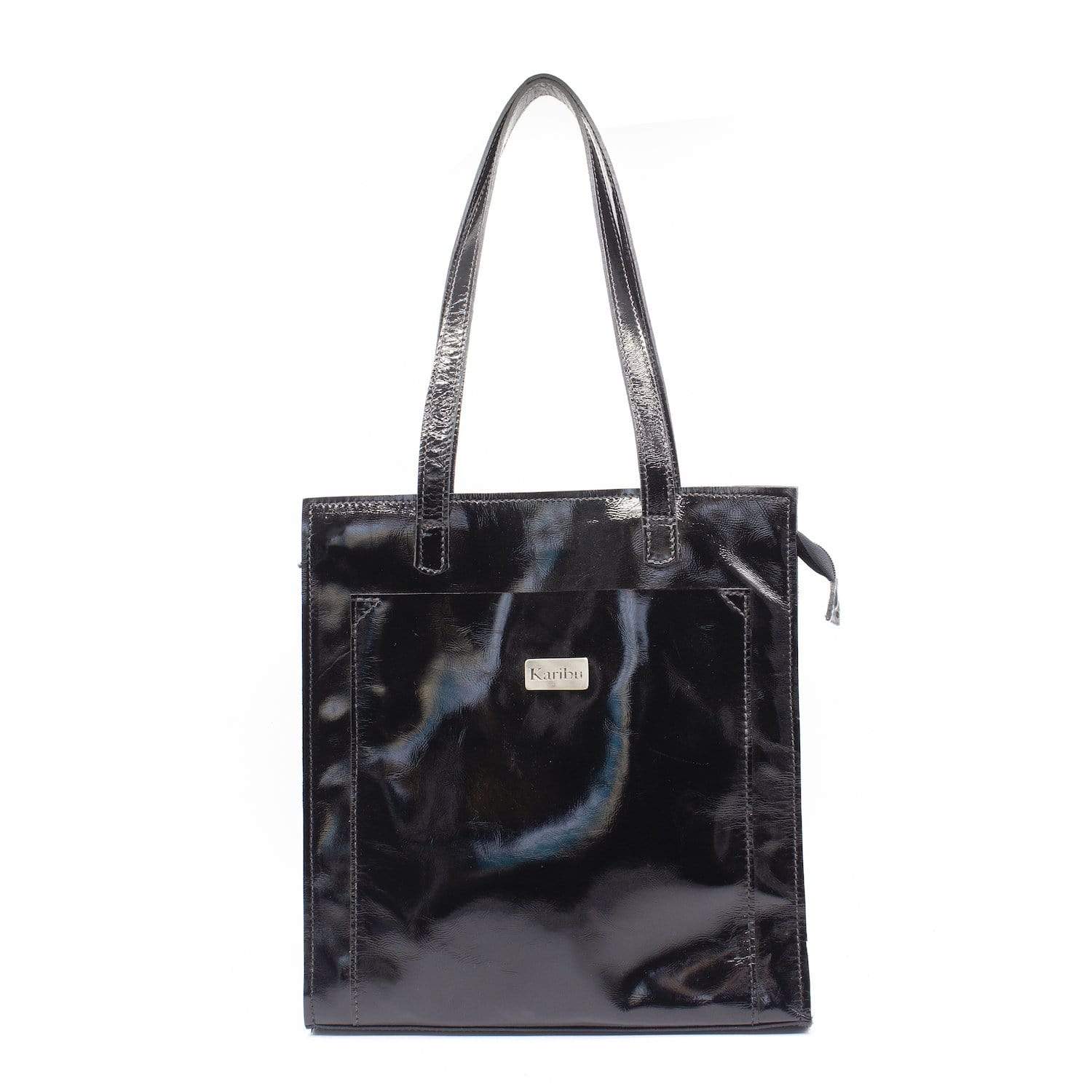 Cartera Maria Negra Charol