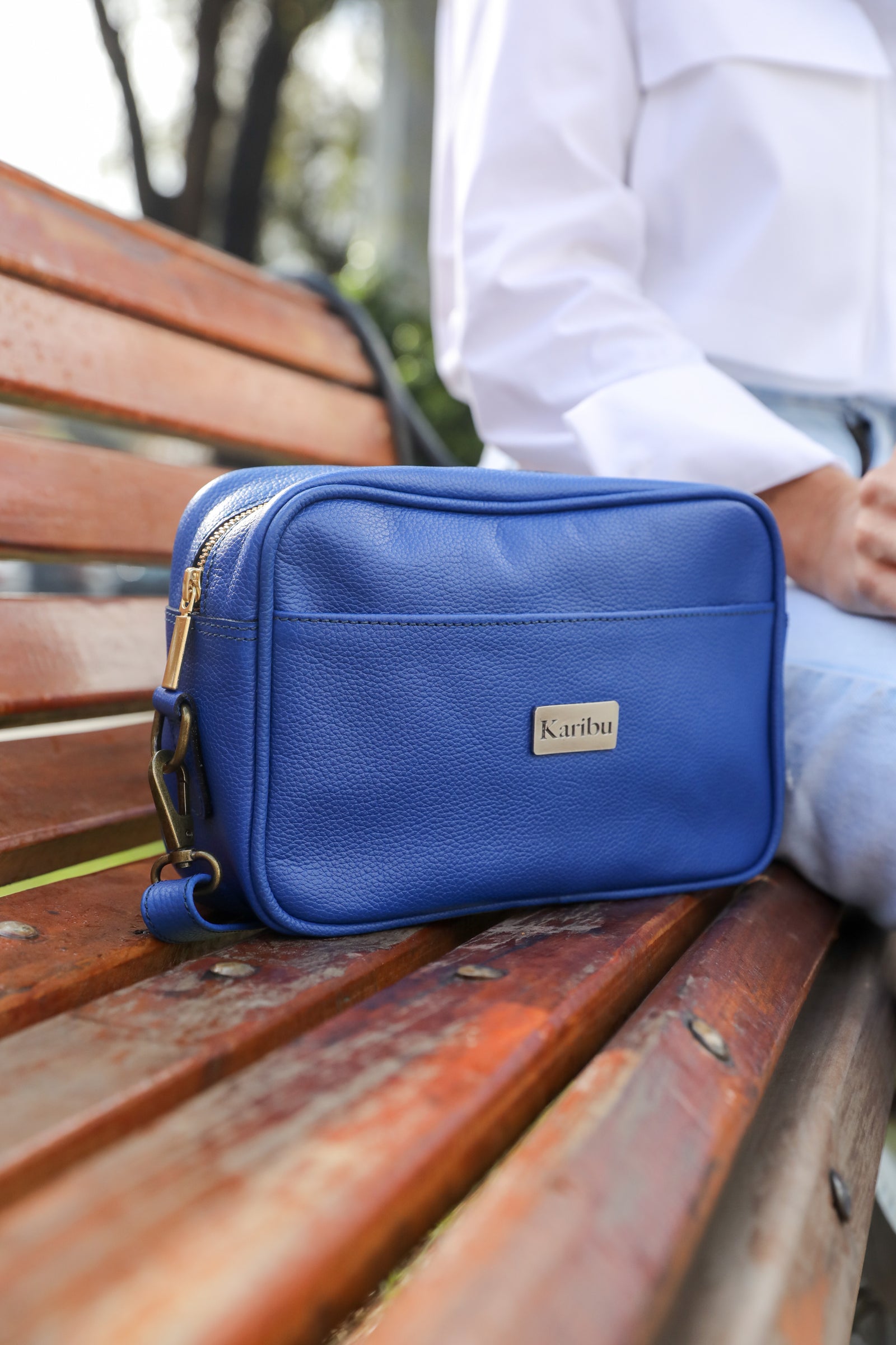 Cartera Rosario azul