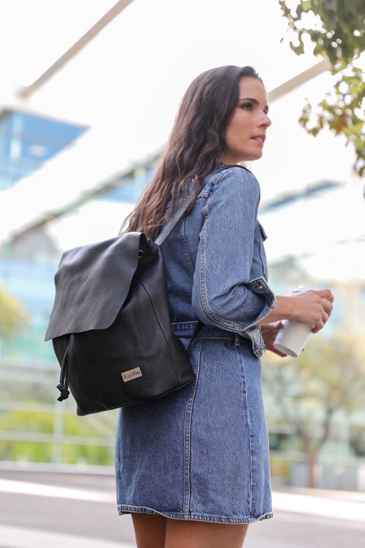 Cartera - Mochila Bernardita negra