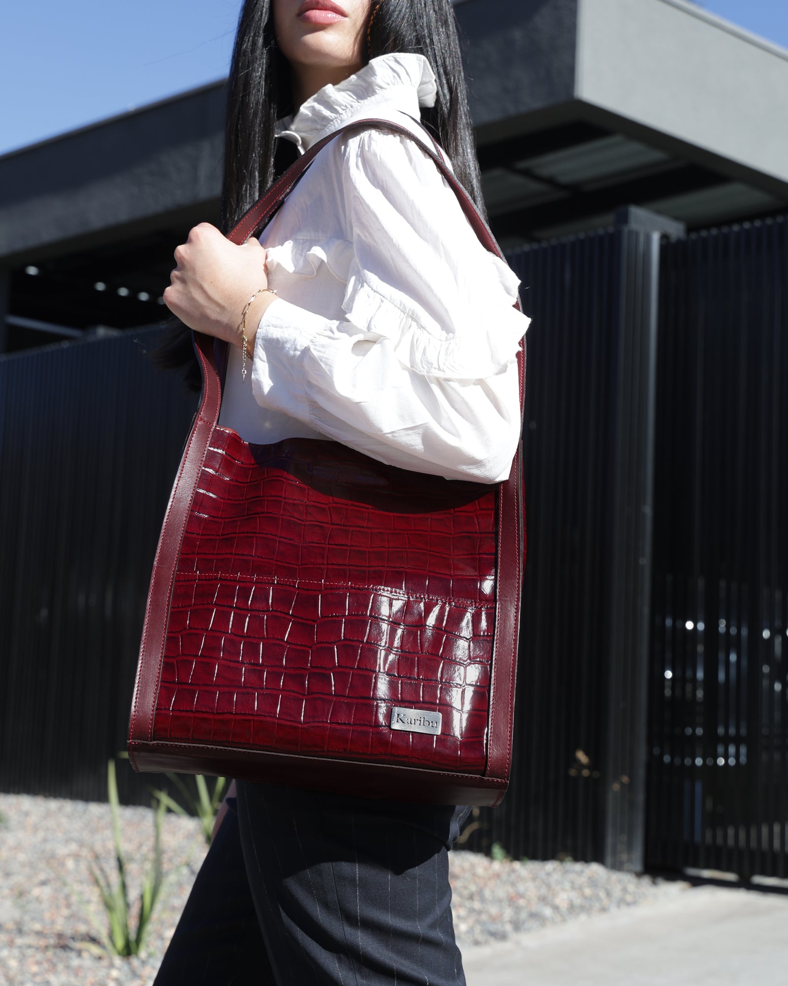 Cartera Dominga roja