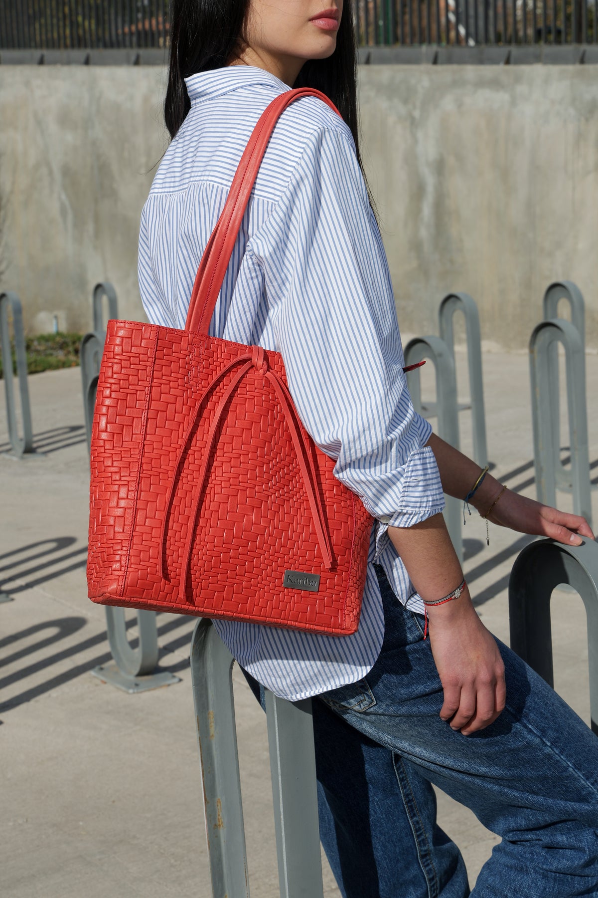 Cartera Florencia Roja taupe