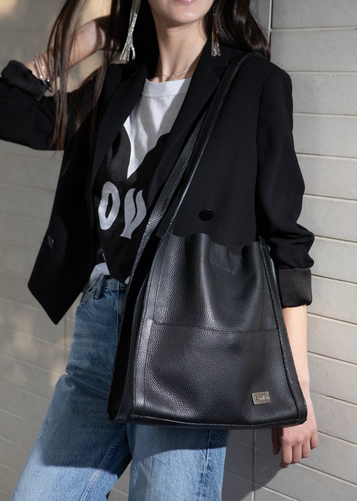 Cartera Dominga negra