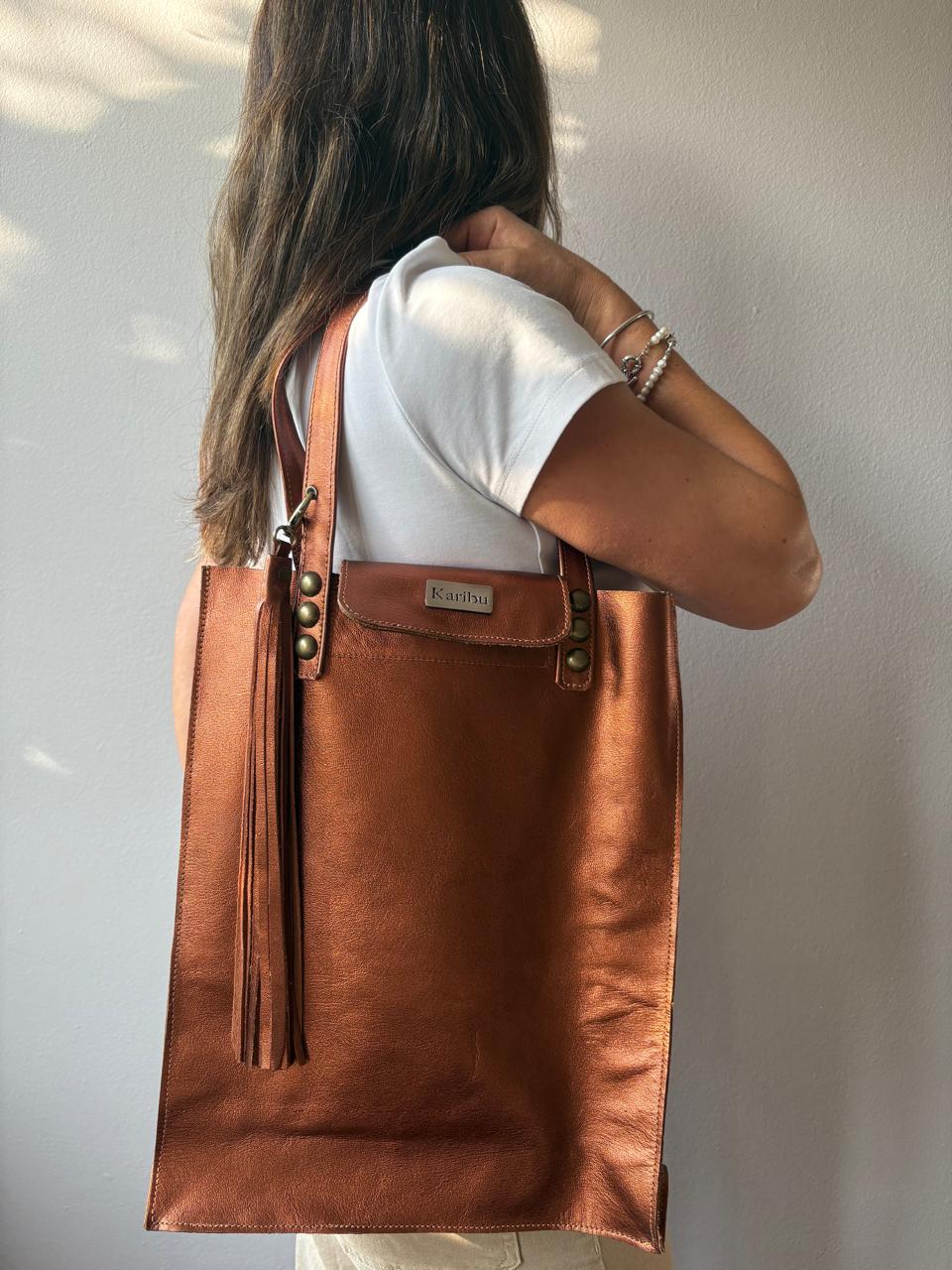 Cartera Juanita Cobre