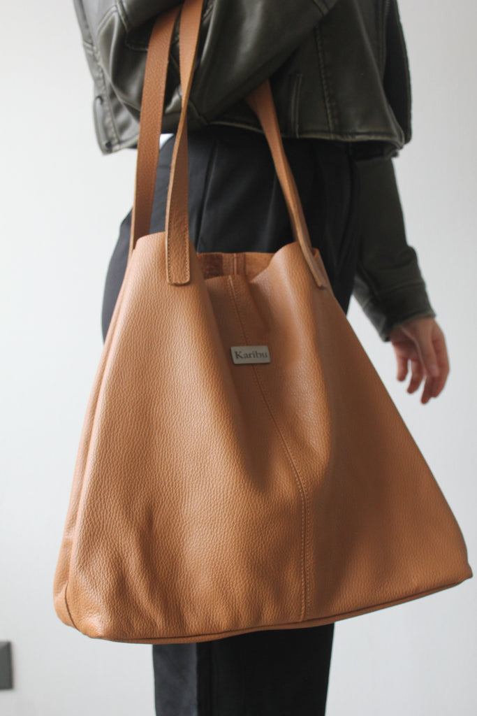 Cartera Paula Cafe Claro