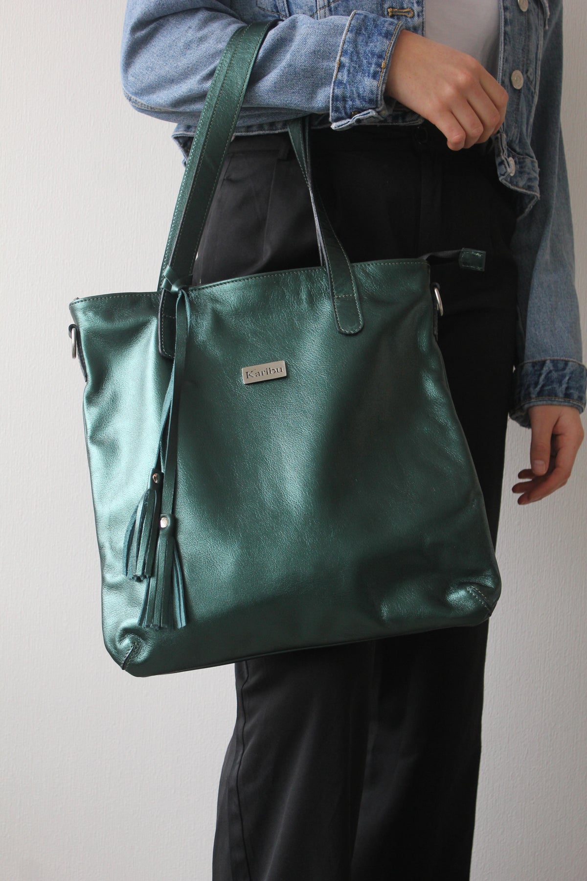 Cartera Olivia Verde