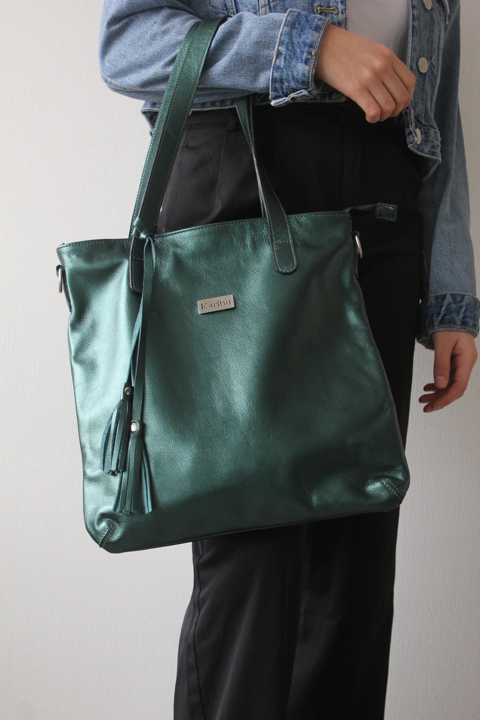 Cartera Olivia Verde