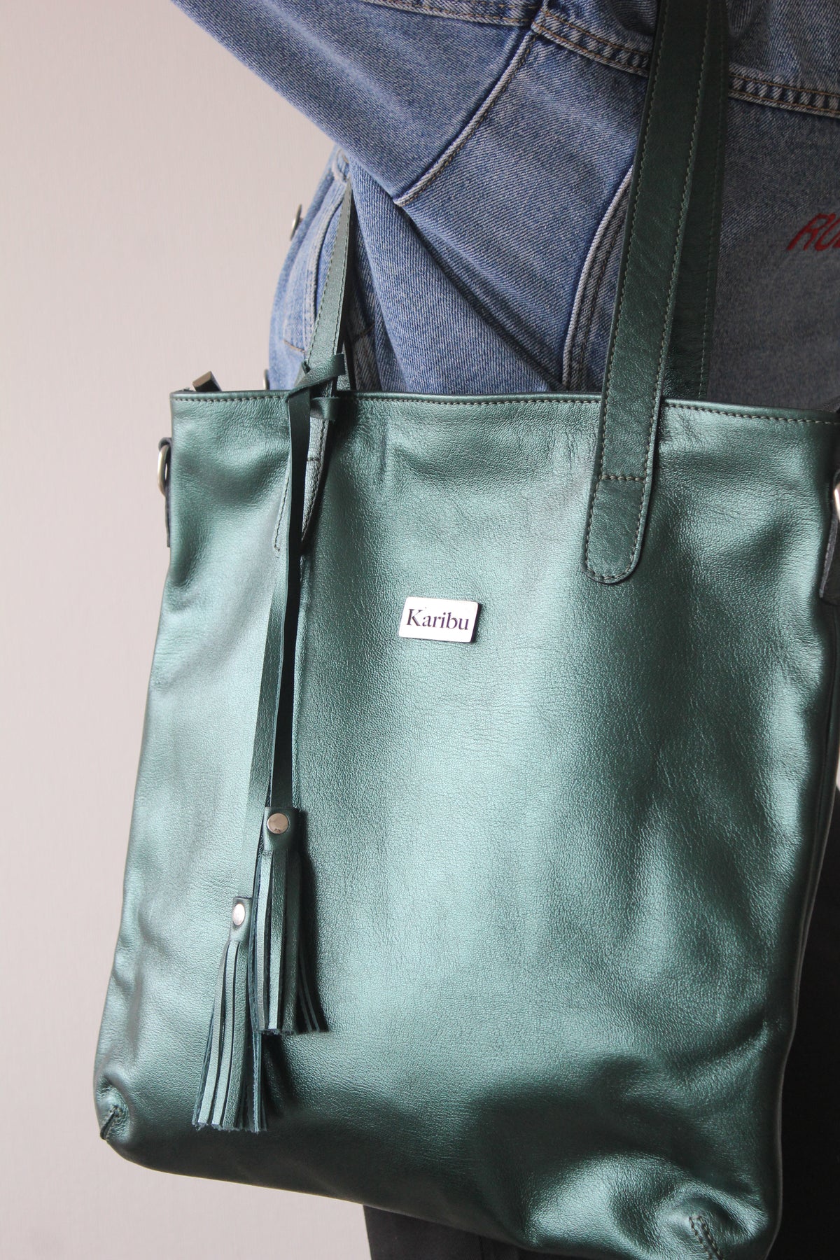 Cartera Olivia Verde