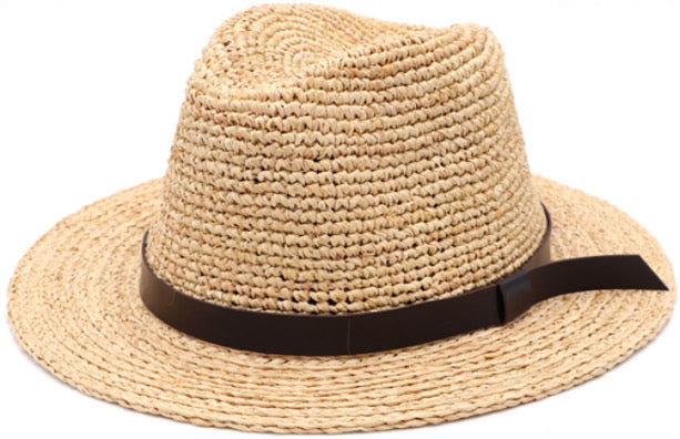 Sombrero raffia beige