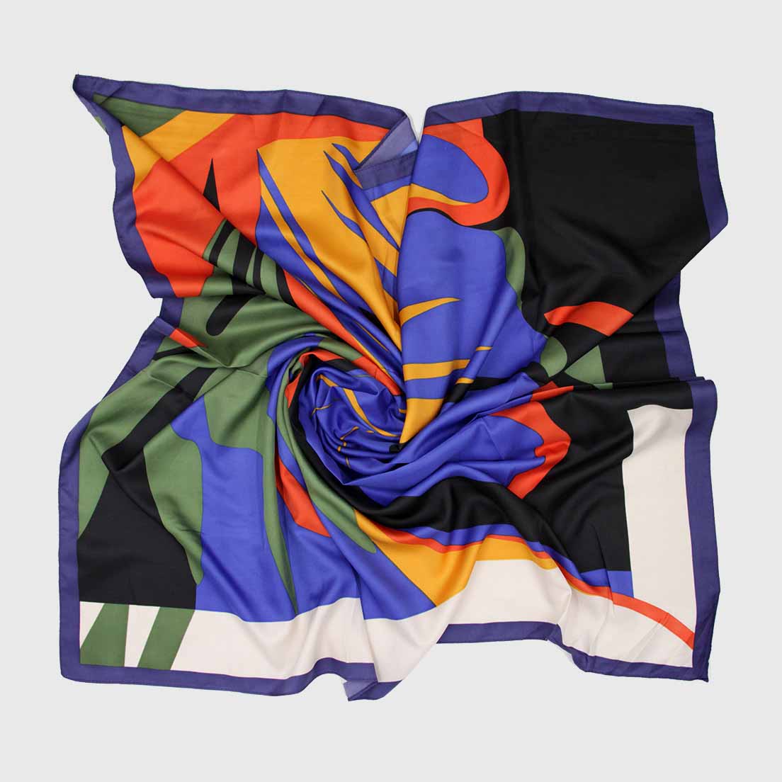 Pañuelo grande Abstracto azul