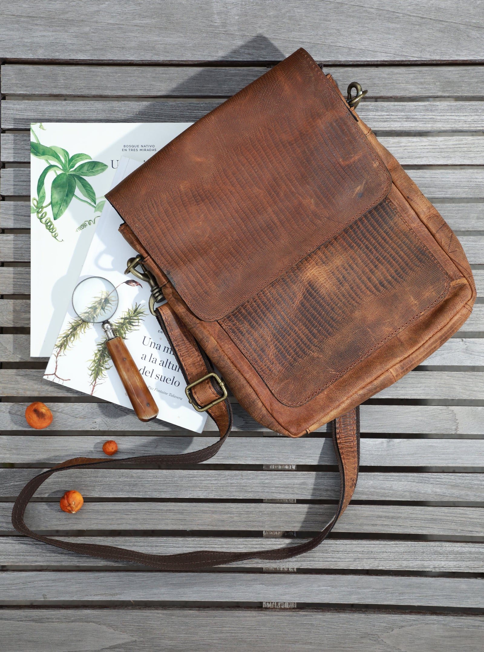 Morral Jose Cuero Cafe Textura