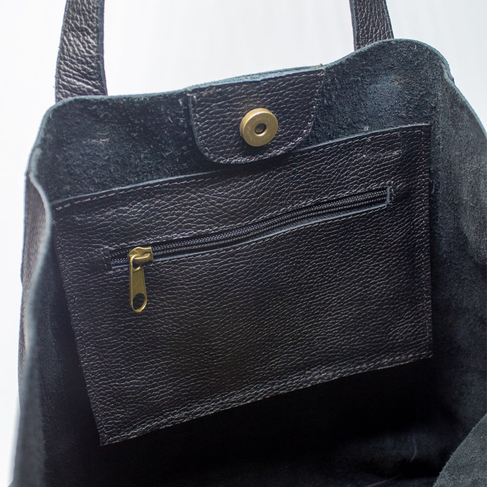 Cartera Amalia Negra - interior