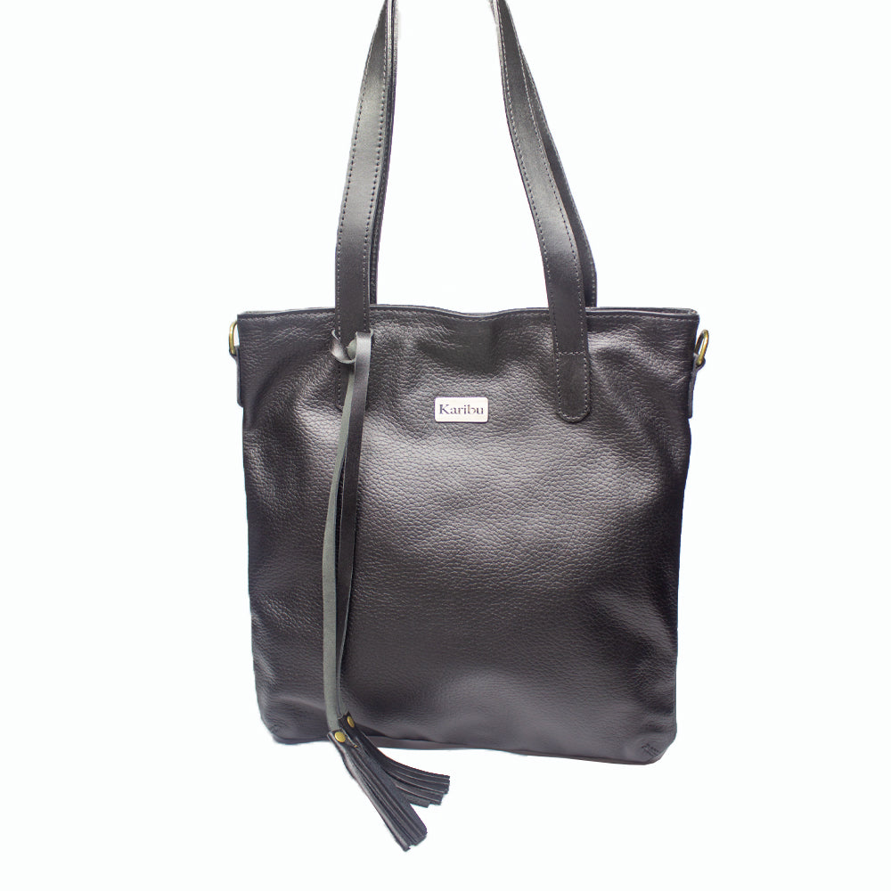 Cartera Olivia Negra - detalle