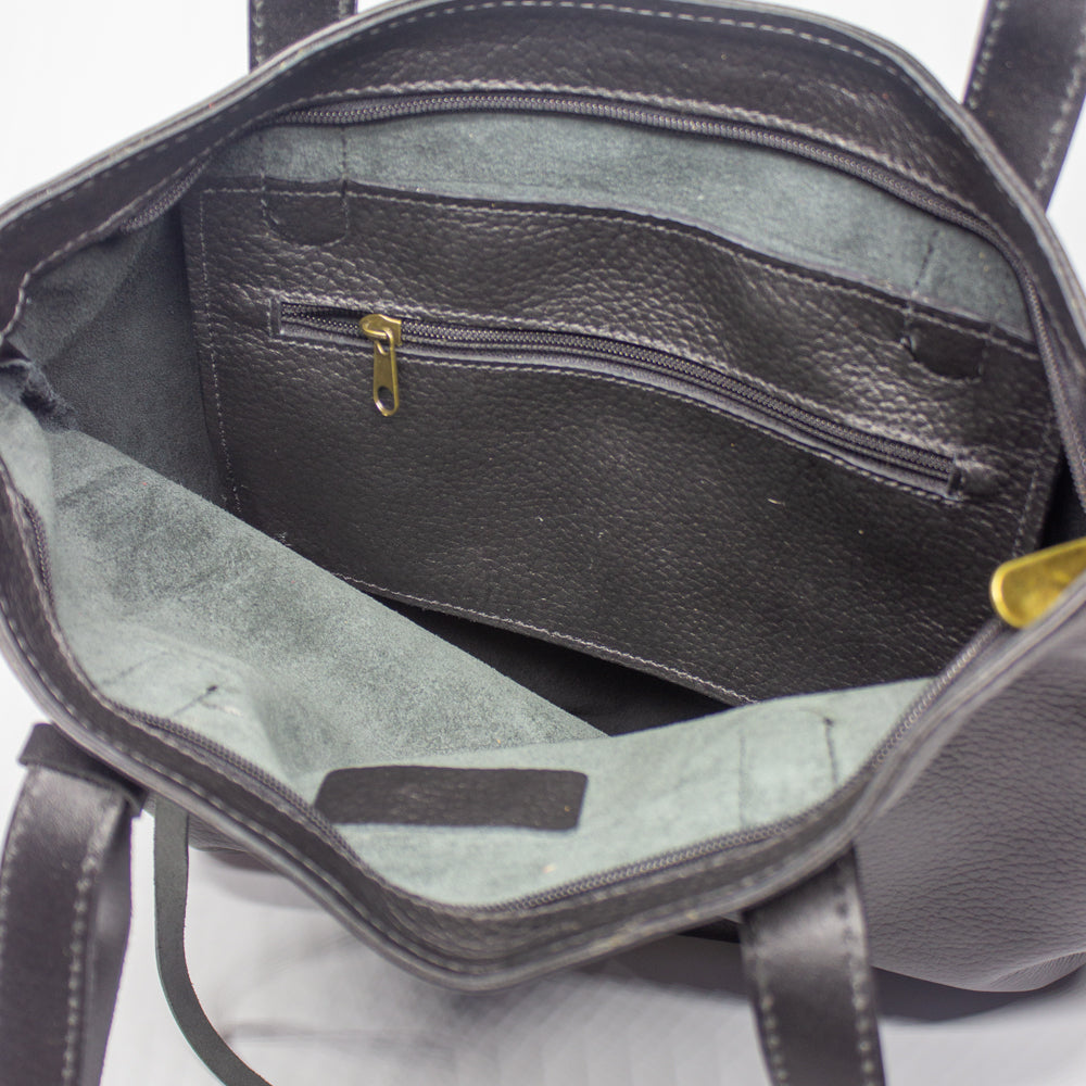 Cartera Olivia Negra - interior