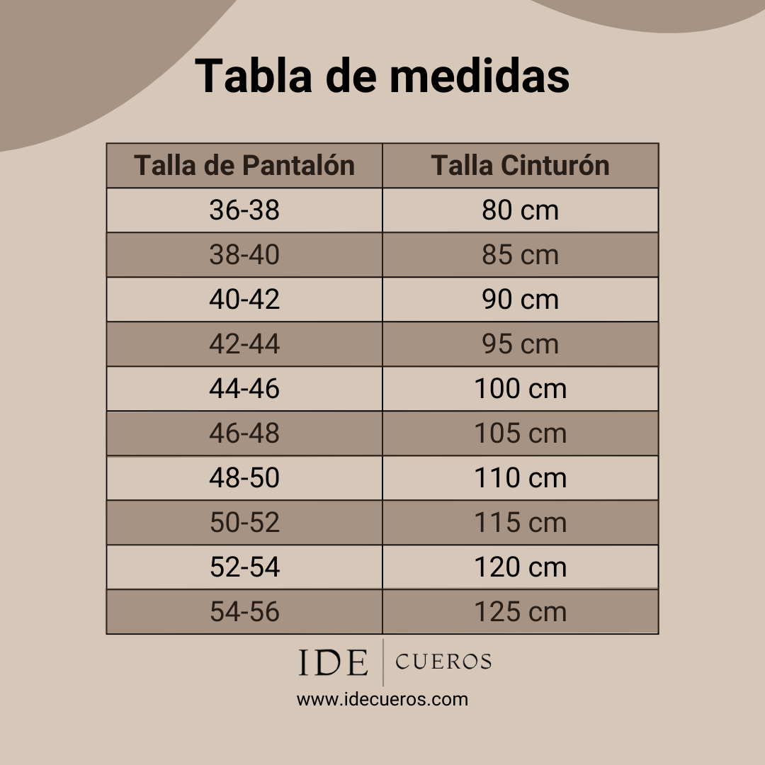 Cinturon Negro de hombre