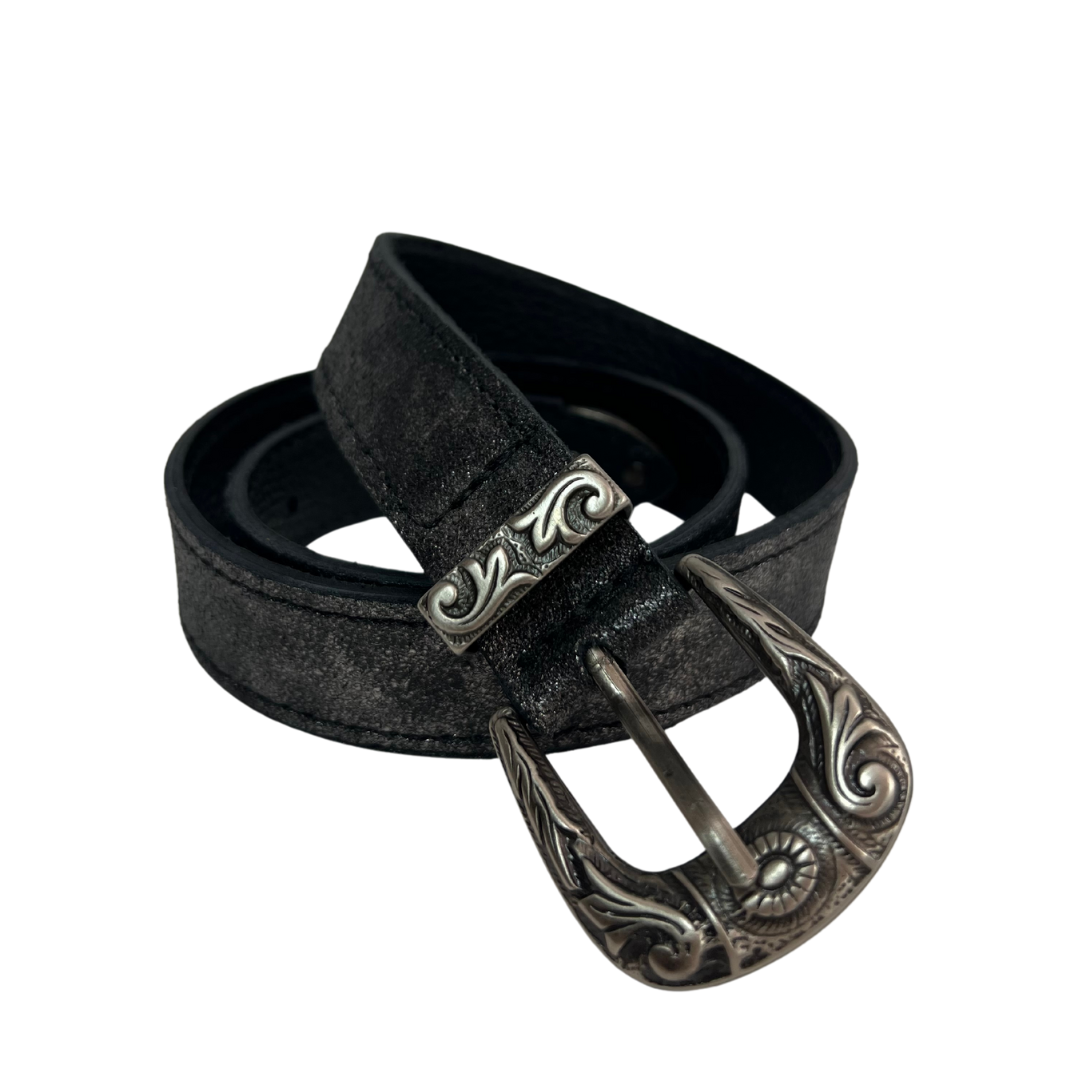 Cinturon Negro Brillo