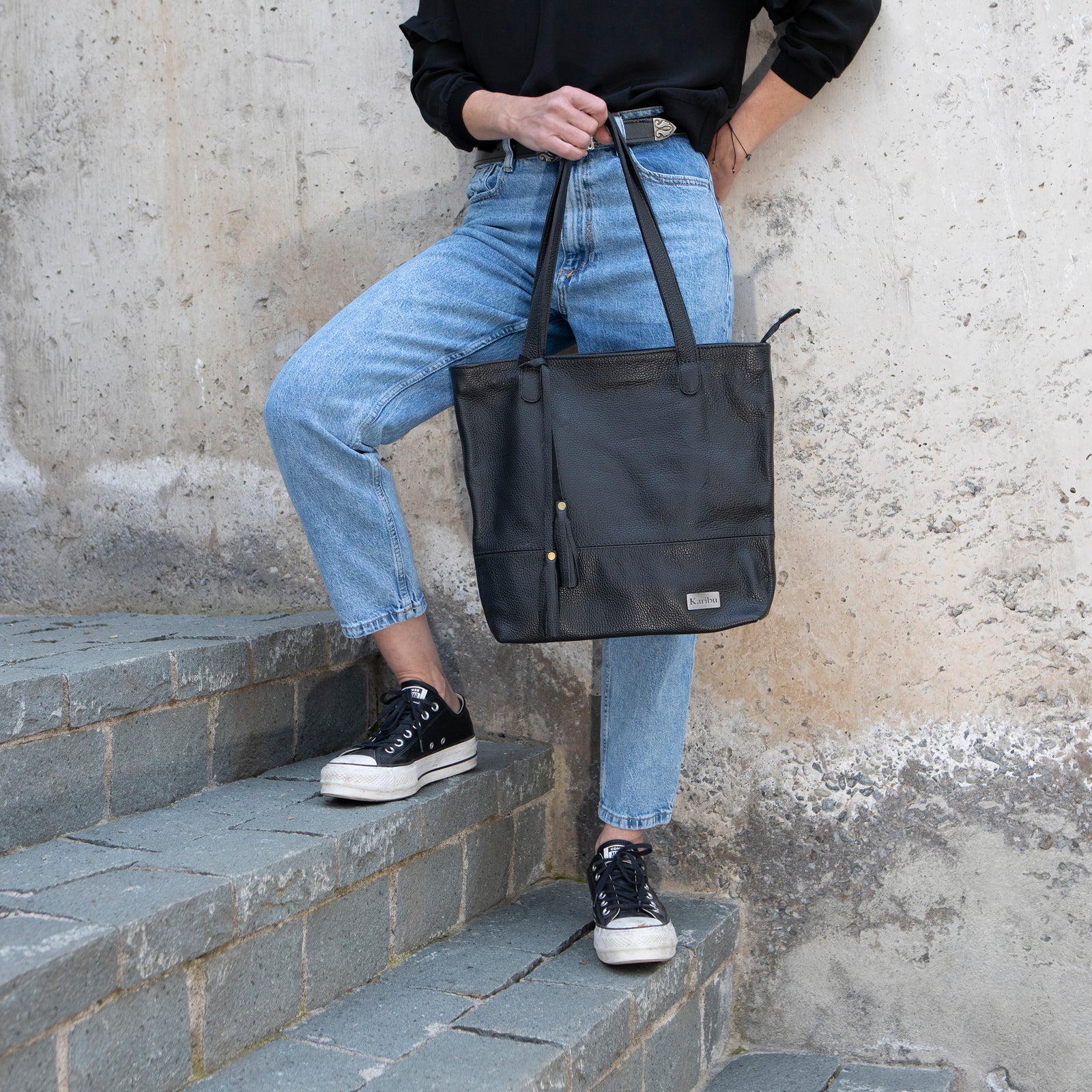 Cartera Victoria Negra