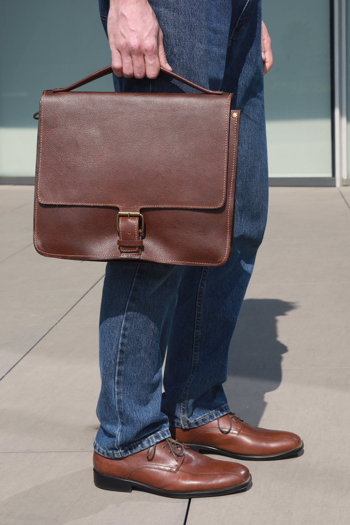 Maletin tamaño Carta Cafe Oscuro