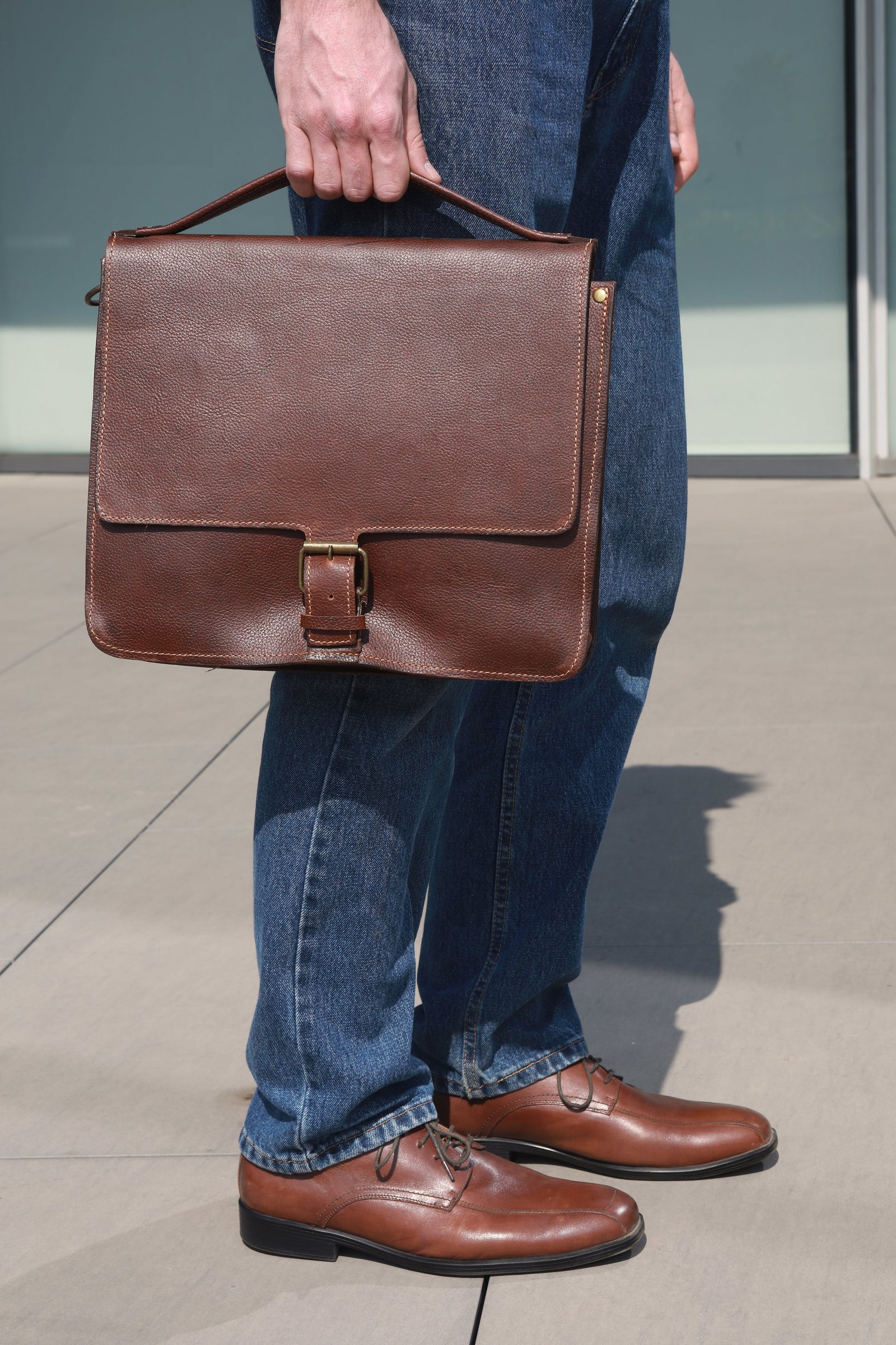 Maletin tamaño Carta Cafe Oscuro