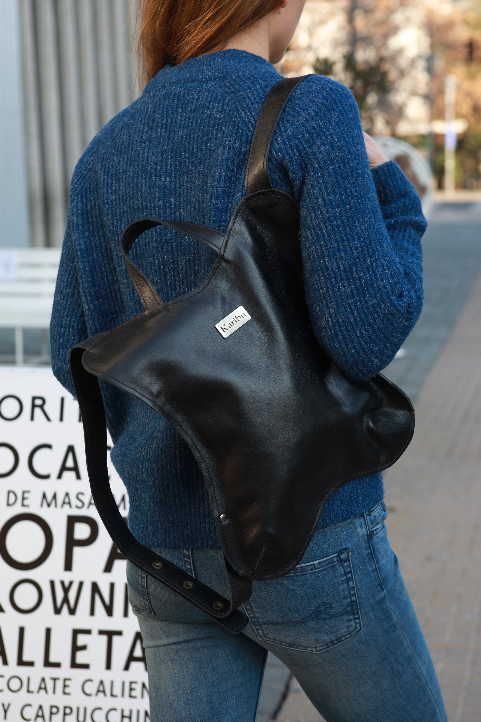 Mochila Murci Negro Liso