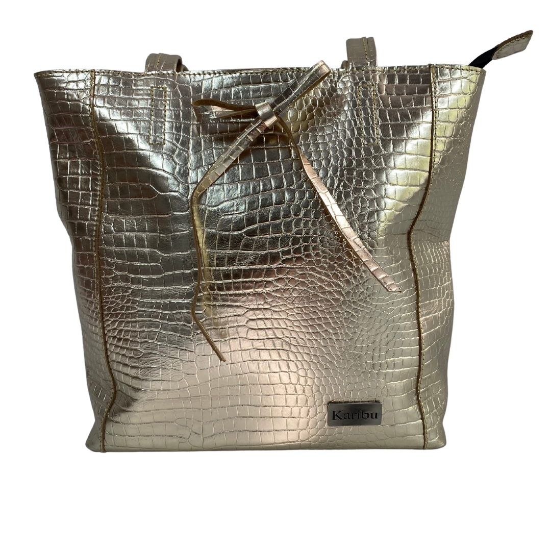 Cartera Florencia Dorada Diseño