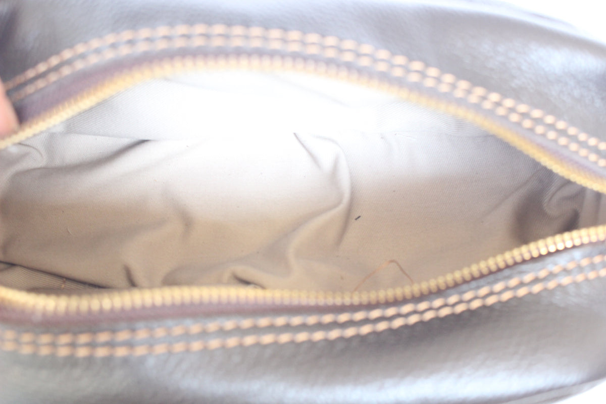 Neceser de Hombre de cuero Cafe Oscuro