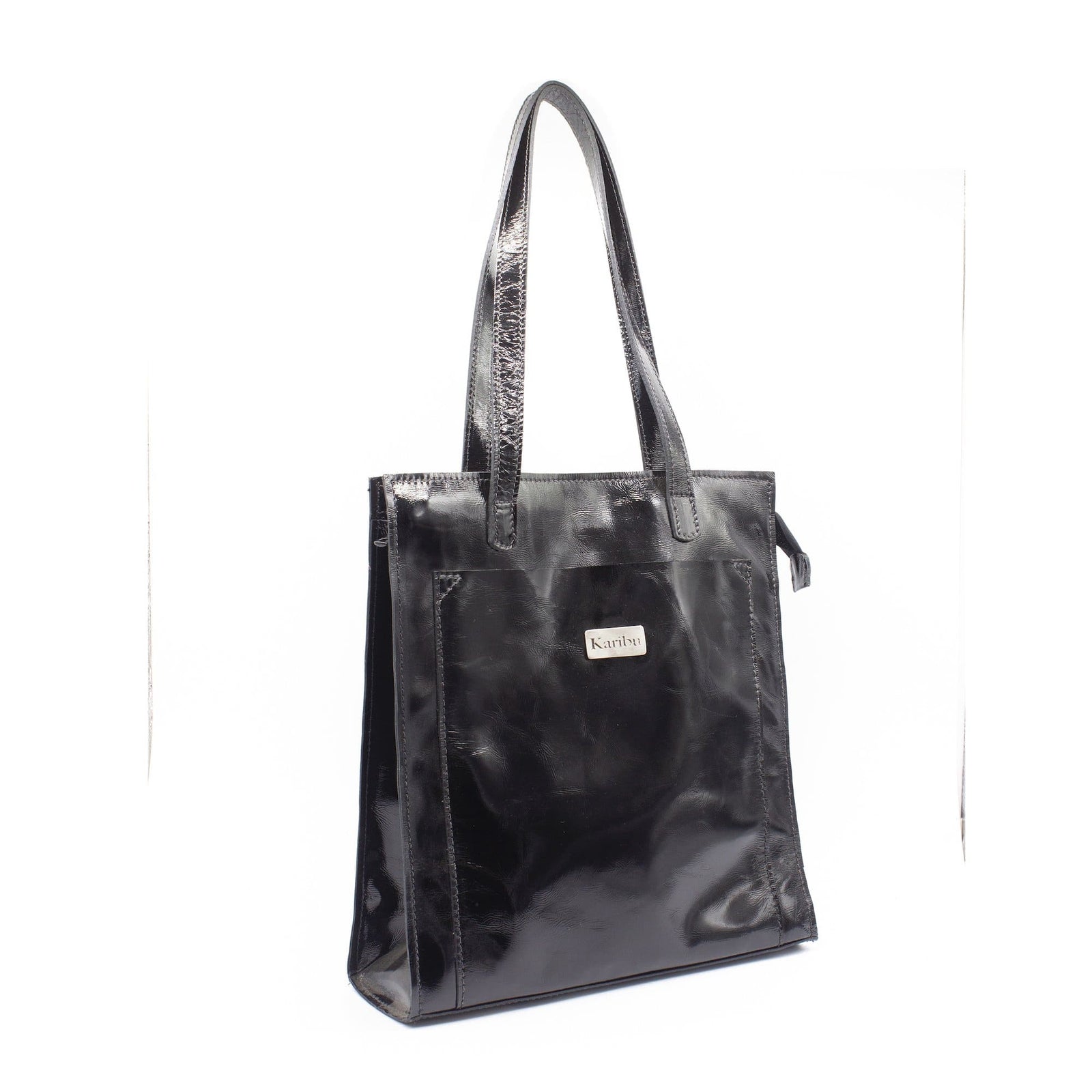 Cartera Maria Negra Charol