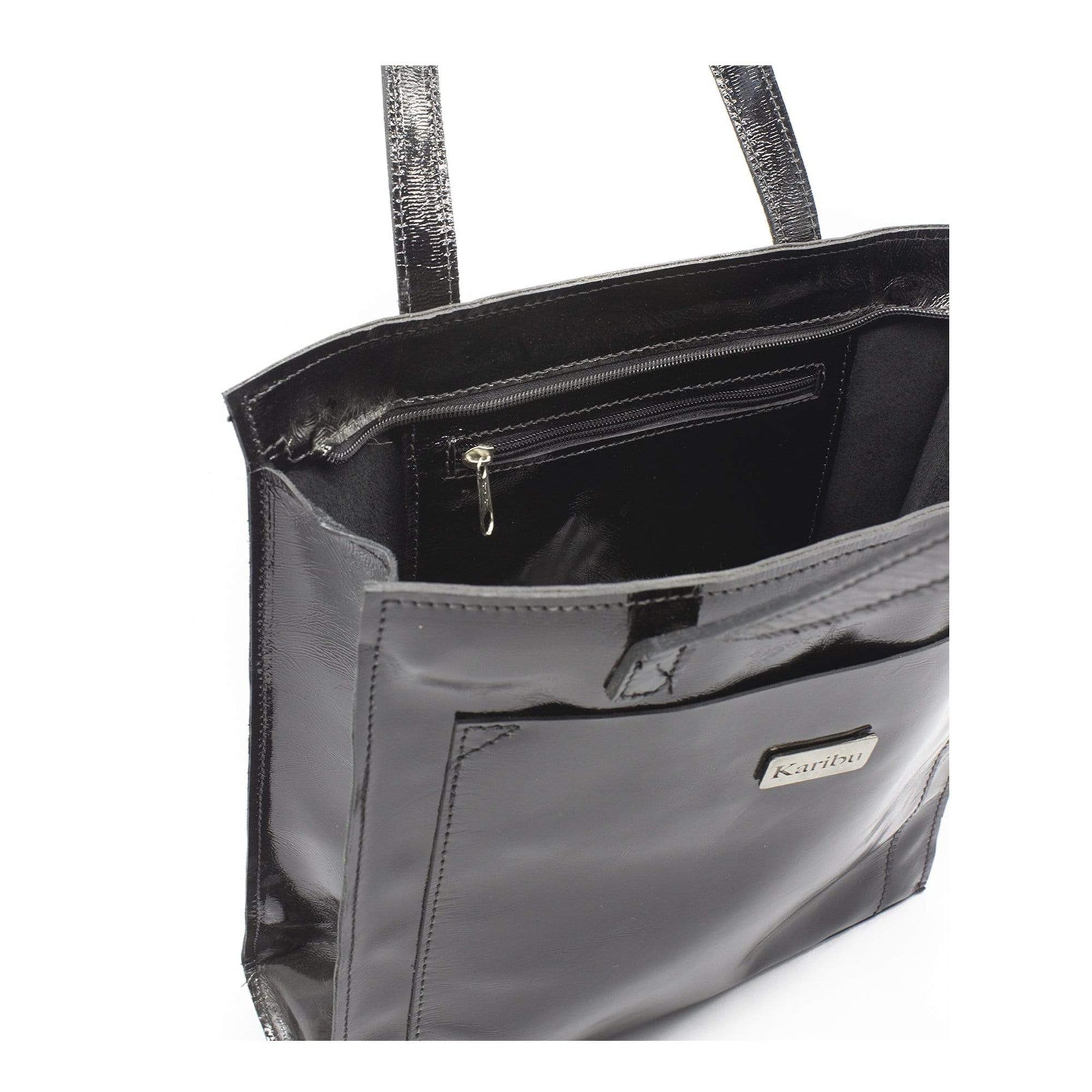 Cartera Maria Negra Charol