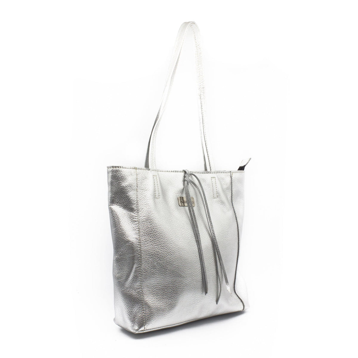 Cartera Florencia Plateada