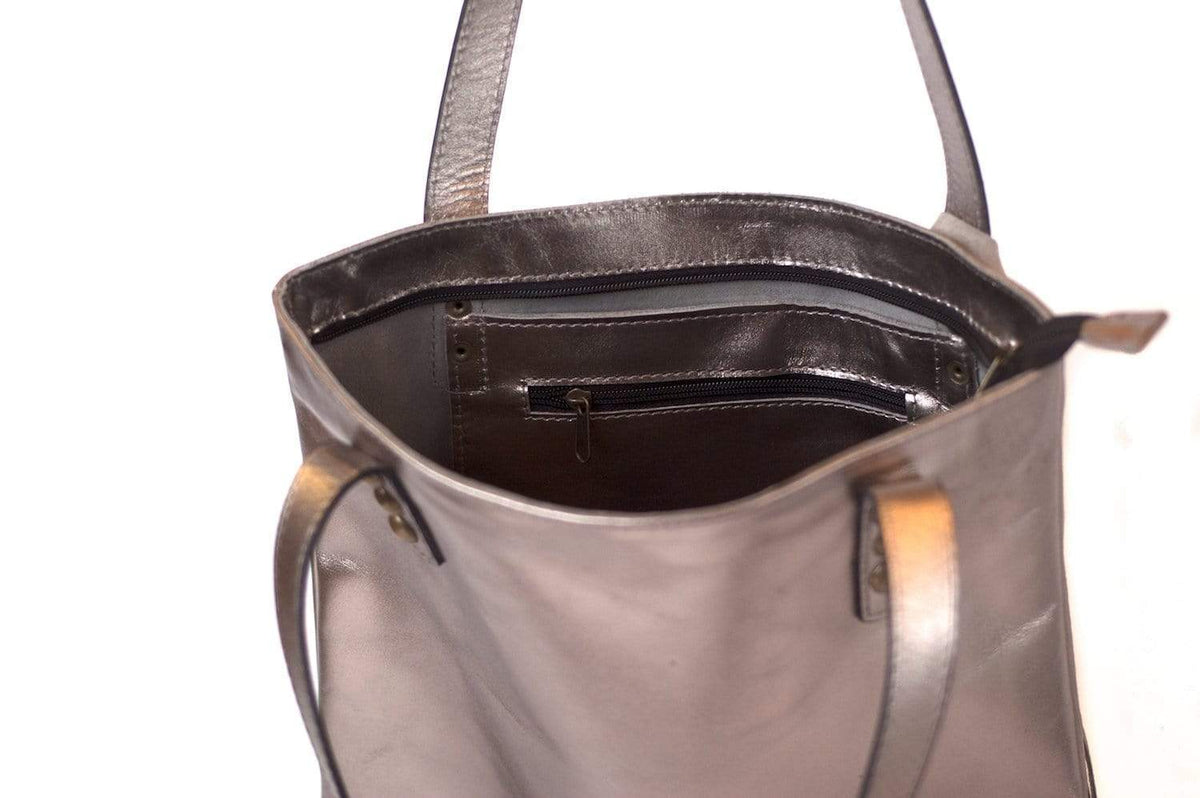 Cartera Olivia Plateada Diseño